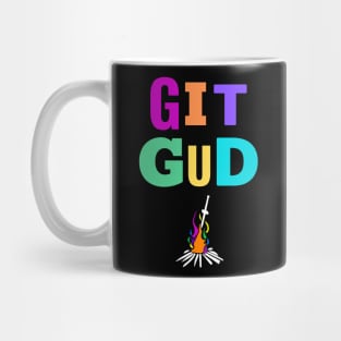 Git Gud (On Black) Mug